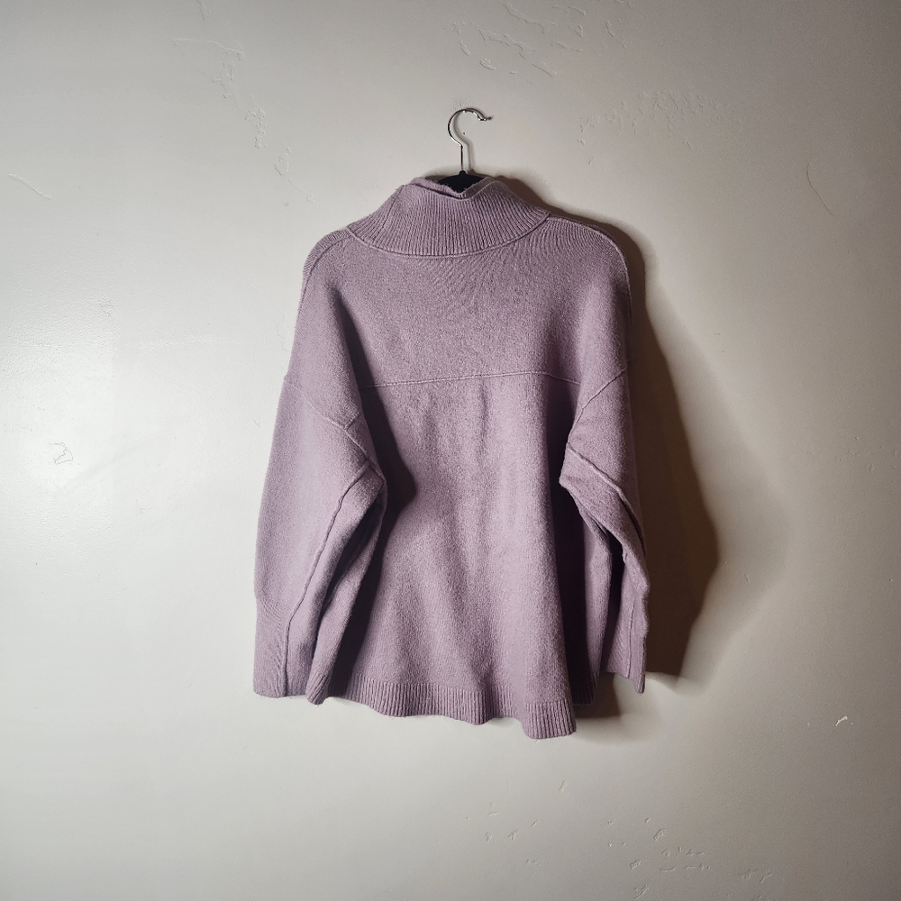 Free People Afterglow Mock Neck Wool Blend Sweater Size Small - Picture 4 of 8